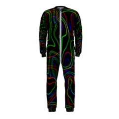 Neon Waves                                  Onepiece Jumpsuit (kids) by LalyLauraFLM