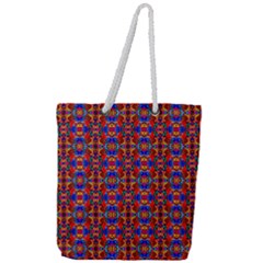 J 9 Full Print Rope Handle Tote (large) by ArtworkByPatrick