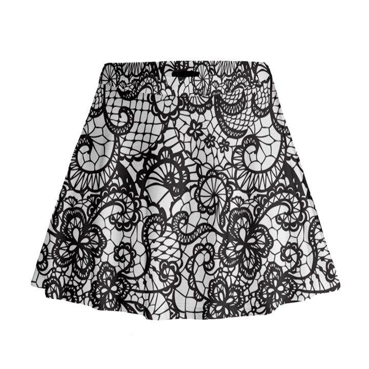 Encaje Mini Flare Skirt