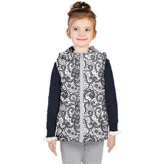 Encaje Kids  Hooded Puffer Vest by Sobalvarro