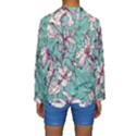 Vintage Floral Pattern Kids  Long Sleeve Swimwear View2