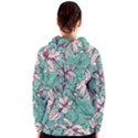 Vintage Floral Pattern Women s Zipper Hoodie View2