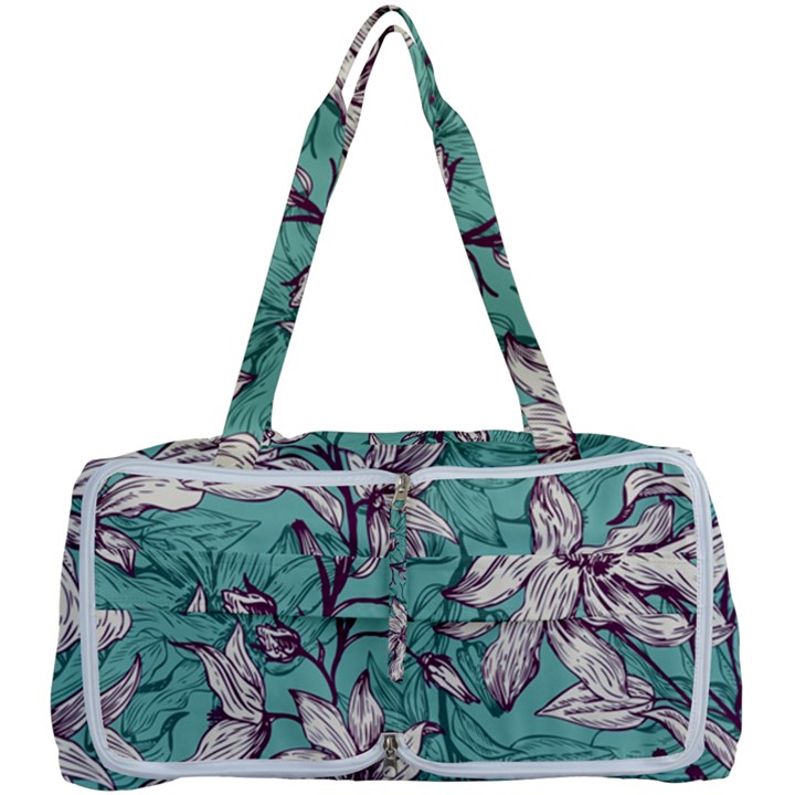 Vintage Floral Pattern Multi Function Bag