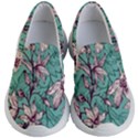 Vintage Floral Pattern Kids  Lightweight Slip Ons View1