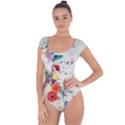 Floral Bouquet Short Sleeve Leotard  View1