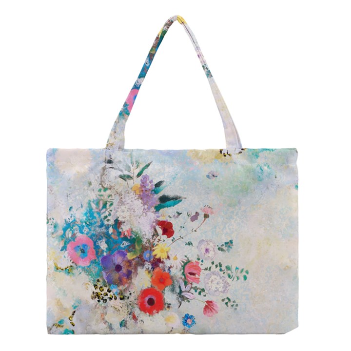 Floral Bouquet Medium Tote Bag