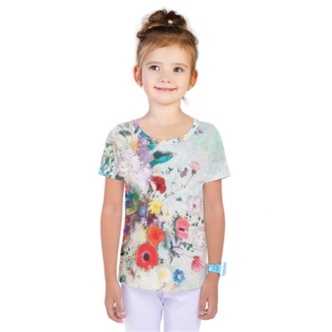 Floral Bouquet Kids  One Piece Tee by Sobalvarro