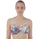 Floral Bouquet Line Them Up Sports Bra View1