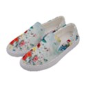 Floral Bouquet Women s Canvas Slip Ons View2