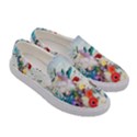 Floral Bouquet Women s Canvas Slip Ons View3