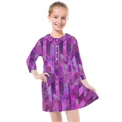 Usdivided Kids  Quarter Sleeve Shirt Dress by designsbyamerianna