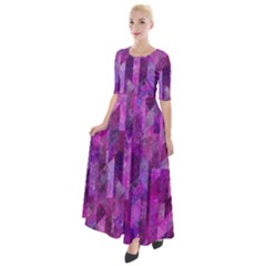 Usdivided Half Sleeves Maxi Dress