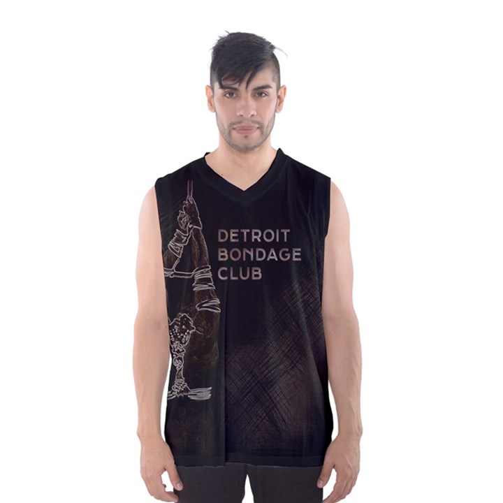 black Men s Basketball Tank Top