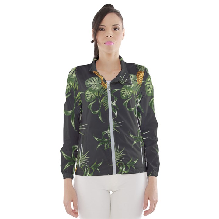 Pineapples pattern Women s Windbreaker