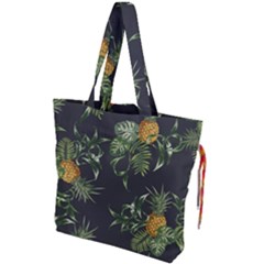 Pineapples Pattern Drawstring Tote Bag by Sobalvarro