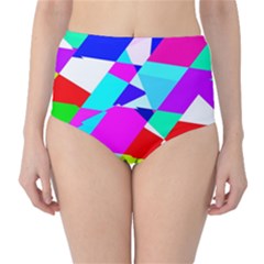 Patchwork Classic High-waist Bikini Bottoms by designsbyamerianna