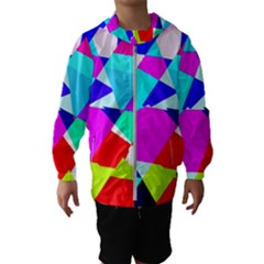 Patchwork Kids  Hooded Windbreaker