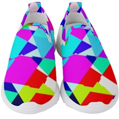 Patchwork Kids  Slip On Sneakers by designsbyamerianna