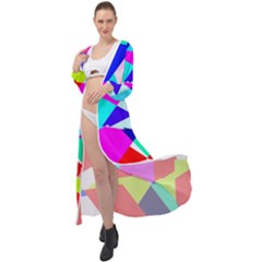 Patchwork Maxi Chiffon Beach Wrap