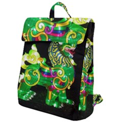 Green Ki Rin Flap Top Backpack