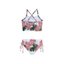 Roses Pink Leaves Flowers Perfume Girls  Tankini Swimsuit View2