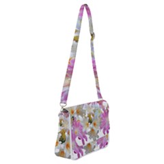 Lilies Belladonna Easter Lilies Shoulder Bag With Back Zipper by Simbadda