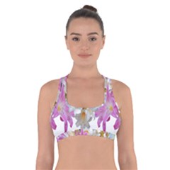 Lilies Belladonna Easter Lilies Cross Back Sports Bra by Simbadda