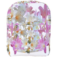 Lilies Belladonna Easter Lilies Full Print Backpack by Simbadda