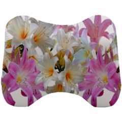 Lilies Belladonna Easter Lilies Head Support Cushion by Simbadda