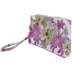 Lilies Belladonna Easter Lilies Wristlet Pouch Bag (small) by Simbadda