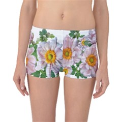 Flowers Anemone Arrangement Cut Out Boyleg Bikini Bottoms by Simbadda