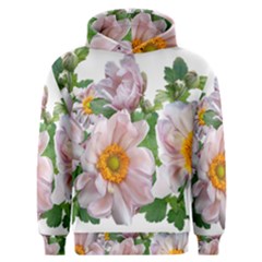 Flowers Anemone Arrangement Cut Out Men s Overhead Hoodie by Simbadda