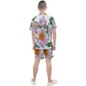 Flowers Anemone Arrangement Cut Out Men s Mesh Tee and Shorts Set View2