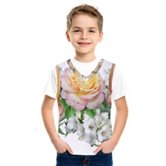 Flowers Arrangement Yellow Roses Kids  Sportswear by Simbadda