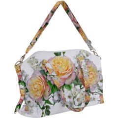 Flowers Arrangement Yellow Roses Canvas Crossbody Bag by Simbadda