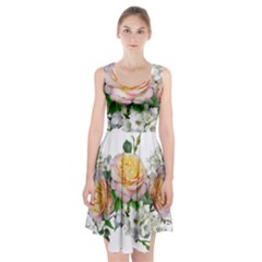 Flowers Arrangement Yellow Roses Racerback Midi Dress by Simbadda