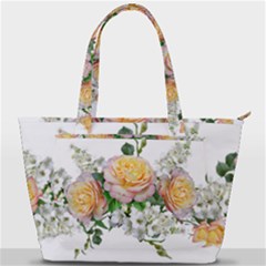 Flowers Arrangement Yellow Roses Back Pocket Shoulder Bag 