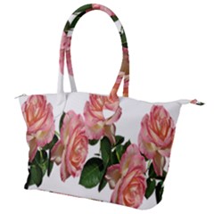 Roses Flowers Arrangement Garden Canvas Shoulder Bag by Simbadda