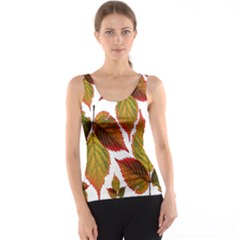 Leaves Autumn Fall Colorful Tank Top by Simbadda