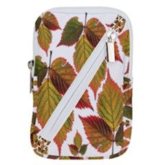 Leaves Autumn Fall Colorful Belt Pouch Bag (small) by Simbadda