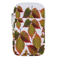 Leaves Autumn Fall Colorful Waist Pouch (large) by Simbadda