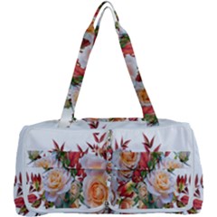 Roses Flowers Leaves Nandina Multi Function Bag by Simbadda