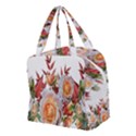 Roses Flowers Leaves Nandina Boxy Hand Bag View2