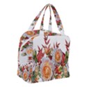 Roses Flowers Leaves Nandina Boxy Hand Bag View3