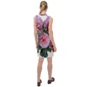 Roses Pink Flowers Arrangement Sleeveless Shirt Dress View2