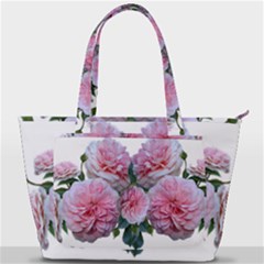 Roses Pink Flowers Arrangement Back Pocket Shoulder Bag 