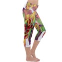 Leaves Autumn Berries Garden Capri Yoga Leggings View3