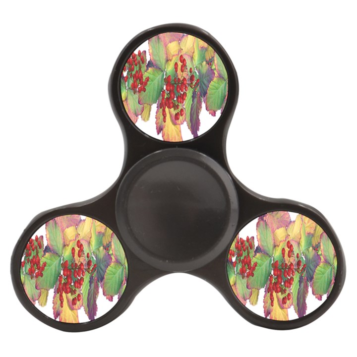 Leaves Autumn Berries Garden Finger Spinner