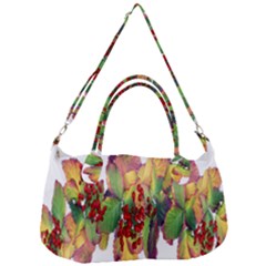 Leaves Autumn Berries Garden Removal Strap Handbag by Simbadda