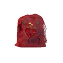 Wonderful Hearts And Rose Drawstring Pouch (Medium) View1